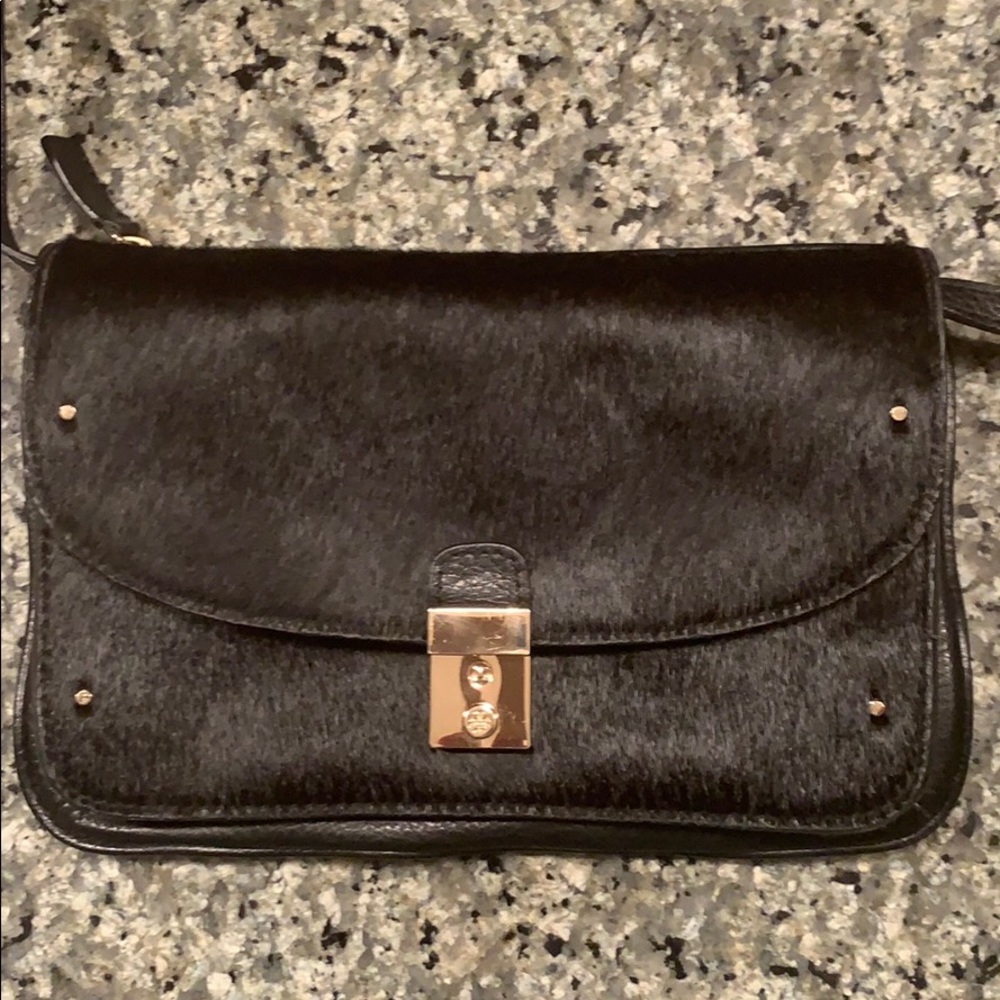 Tory Burch pony hair crossbody